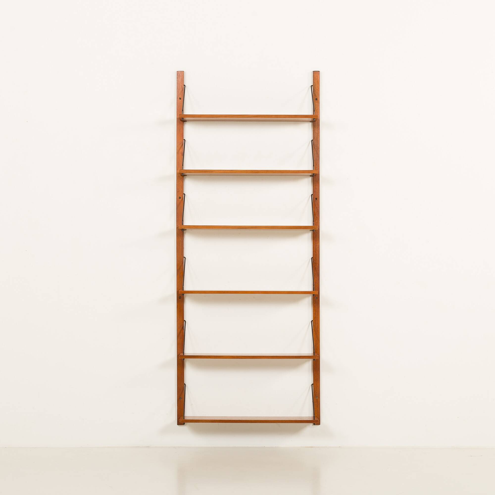 Danish teak shelving unit in Cadovius style, 1960s
