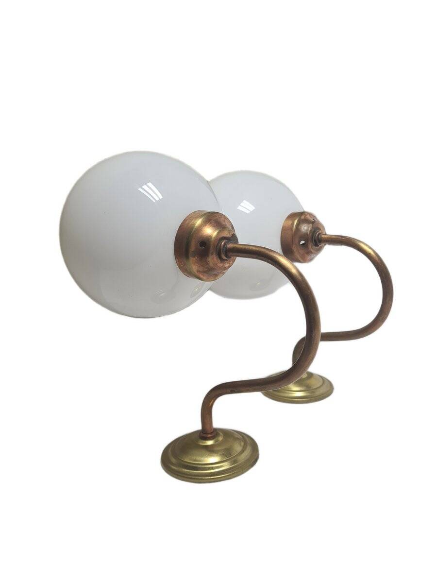Art Deco sconces, Poland, 1950s, set of 2