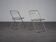 Pair of Plia folding chairs by Giancarlo Piretti for Castelli, Italy, 1970s