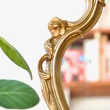 Large Louis XV rocaille gilded mirror