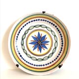 Nevers or Auxerrois, earthenware plate around 1800