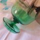 Set of 6 coloured stem glasses