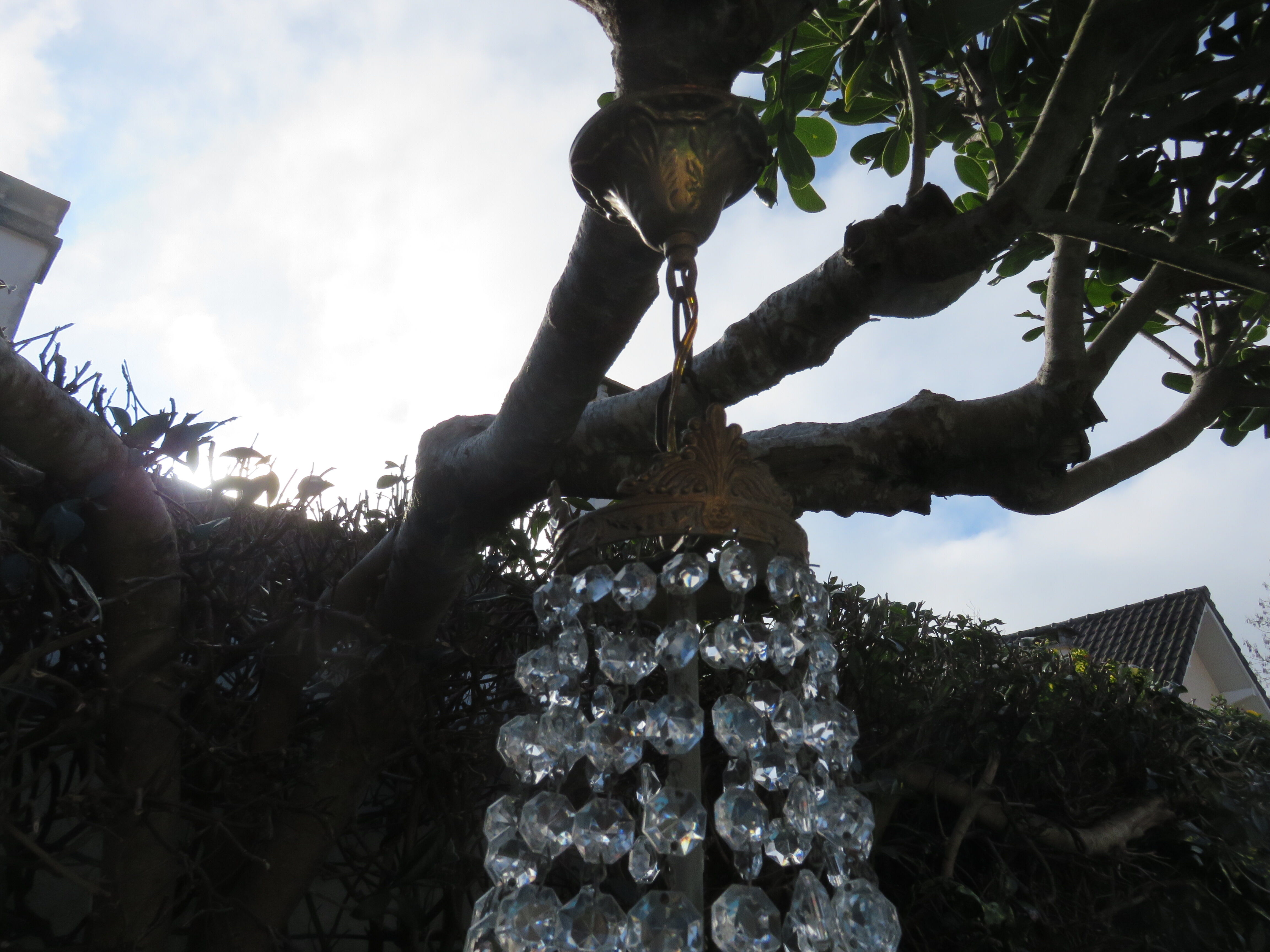 Hot air balloon chandelier with taste buds. 60s