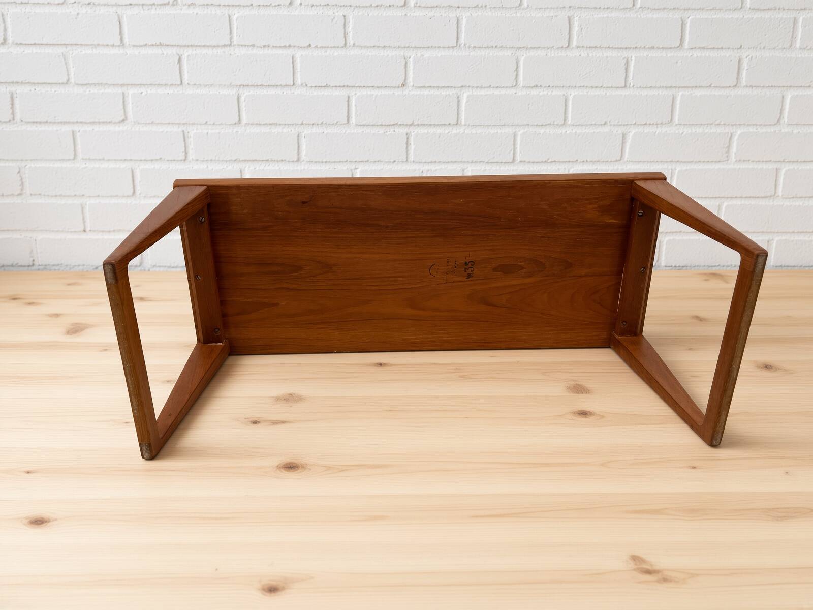 Bench and Mirror in Teak by Kai Kristiansen for Aksel Kjersgaard, 1960s