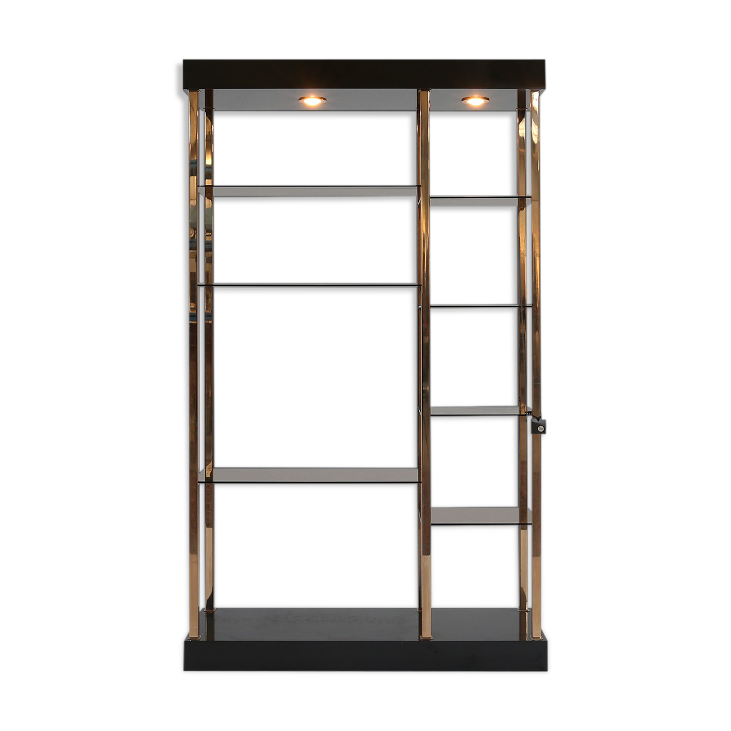 Hollywood regency style wall unit from Belgochrom, 1970s