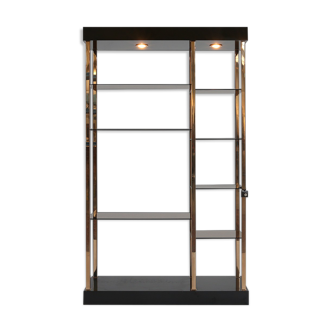 Hollywood regency style wall unit from Belgochrom, 1970s
