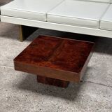 Lacquered Parchment Coffee or Side Table in the Style of Aldo Tura, Italy 1970's