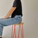 Handwoven bamboo stool | Charpai seat from Rajasthan,
