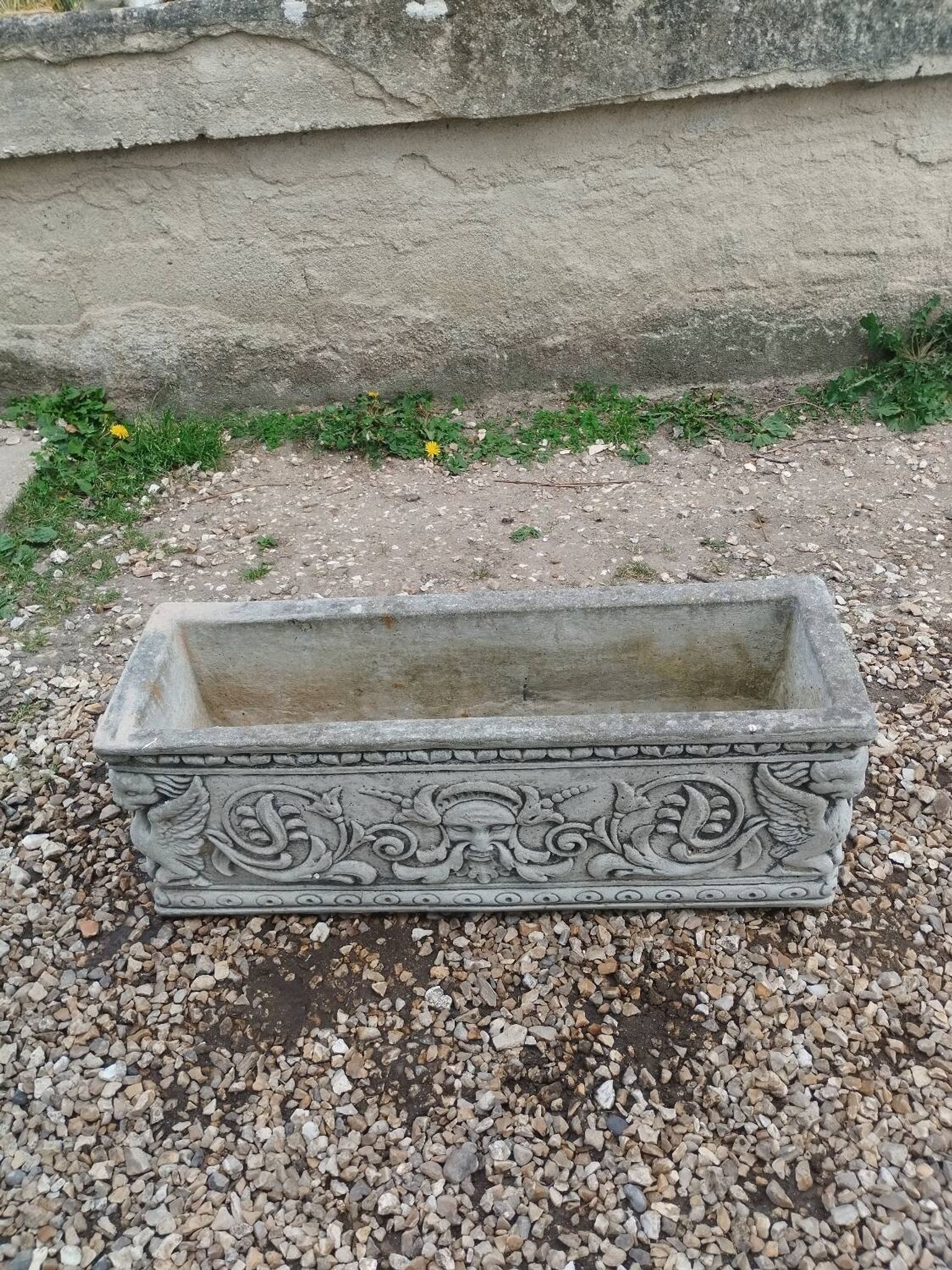Paire de Médicis jardinières en pierre ancienne