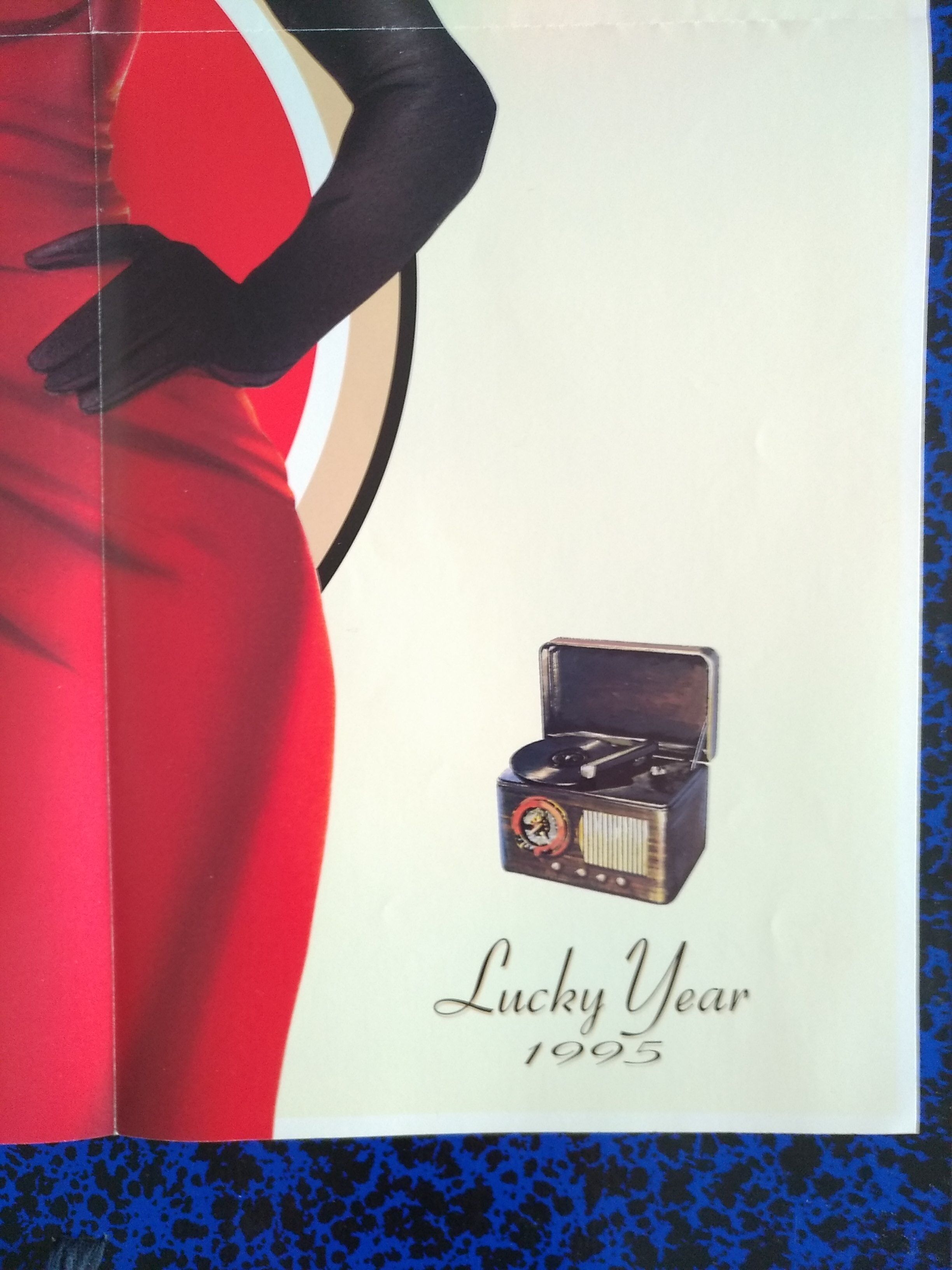 Advertisement poster Lucky Year 1955