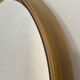 Miroir circulaire en plastique, brun fumé, années 70
