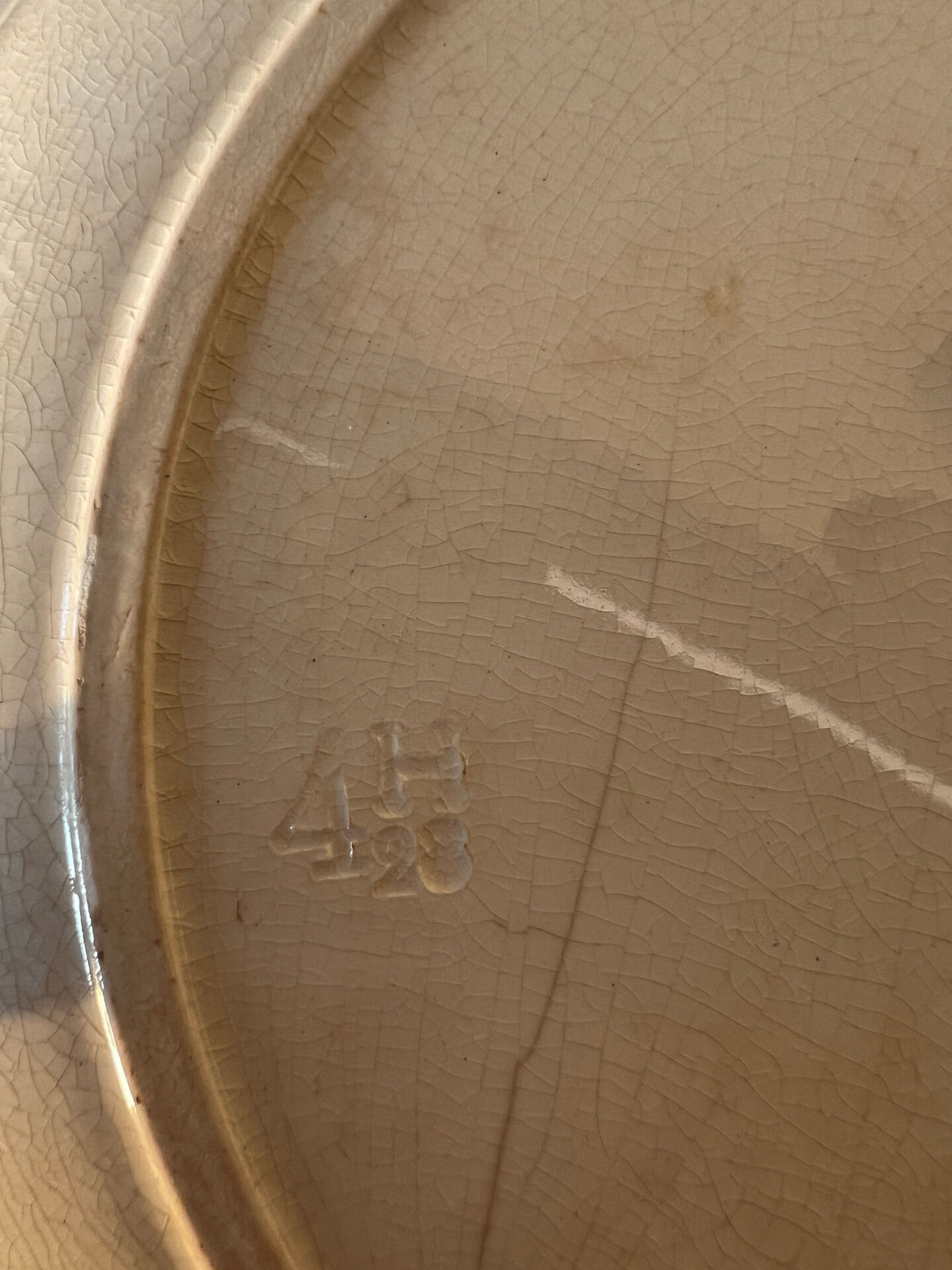 Sarraguemines & Digoin plate - Favourite model