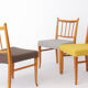 Set of 4 Vintage Beech Dining Chairs, 1950s Mid Century Modern, Germany