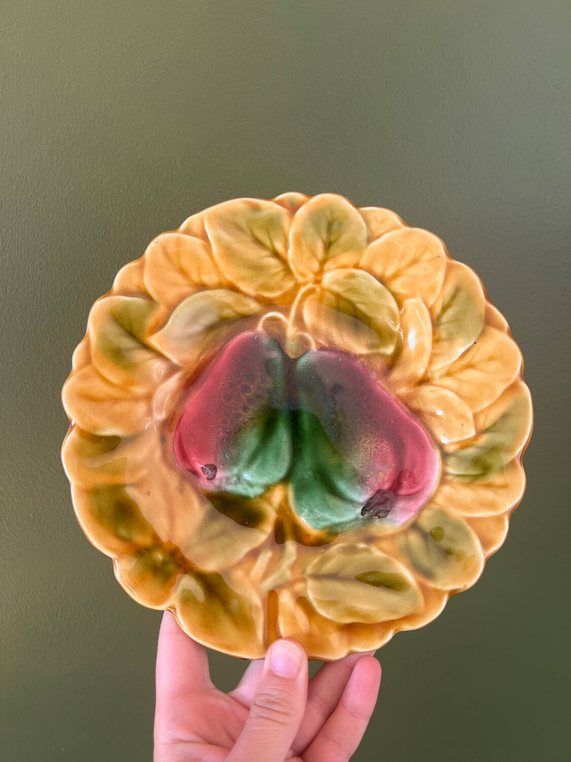 Sarreguemines slushie dessert plate