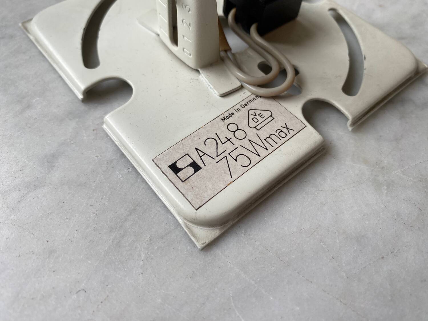 Space age wall lamp Rolf Krüger Staff Leuchten RFA vintage 70 original