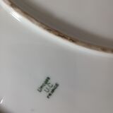 Decorative oval flat Limoges UC France
