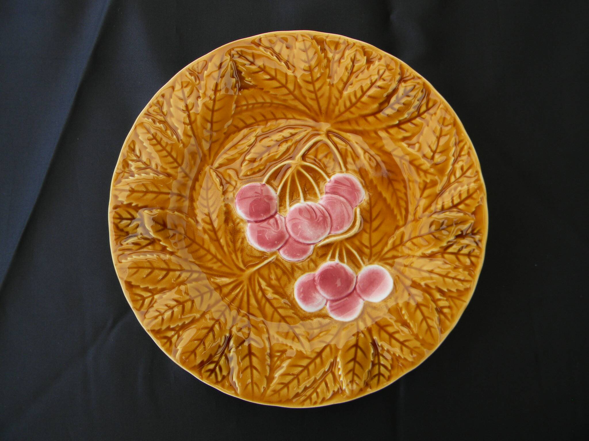 6 earthenware plates and 1 dish from salins les bains.