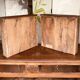 Louis XV style buffet from the 19th century in solid fruitwood with dowelled joints.