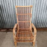 Grand fauteuil en rotin adulte