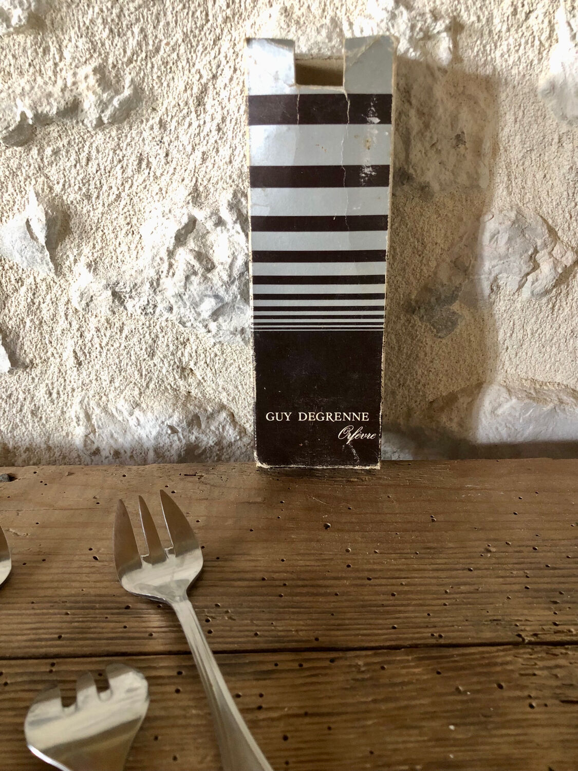 Guy Degrenne oyster forks