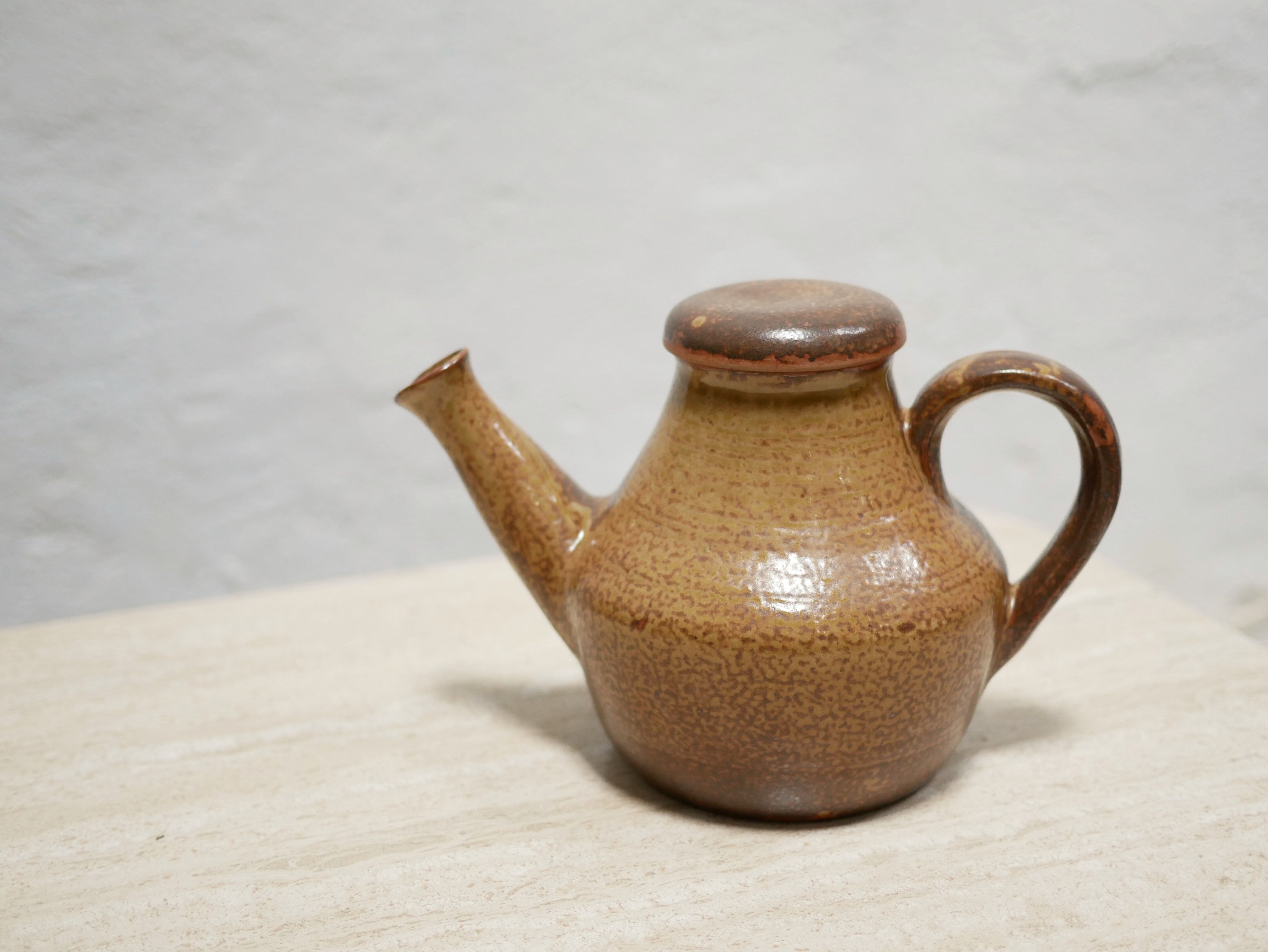 Vintage sandstone teapot