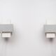 Pair of 2 modern wall lamps by Philips, 1960s