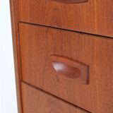 Mid-century teak bureau / secretary desk / Danish modern design / 1960s