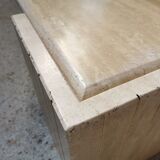 Coffee table in travertine Roche Bobois