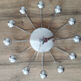 Clock karlsson spider chrome