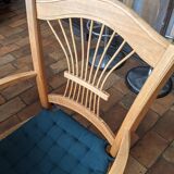 Table anglaise ovale 2 fauteuils et 4 chaises