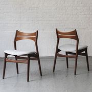 Set of 4 dining chairs ‘model 310’ by Erik Buch for Chr. Christensens Møbelfabrik, Danish design, 60