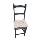 Chaise escabeau