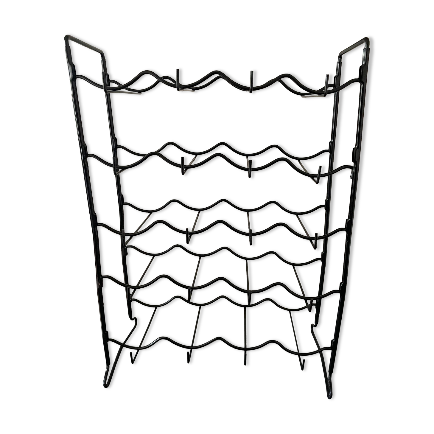 Vintage black bottle holder