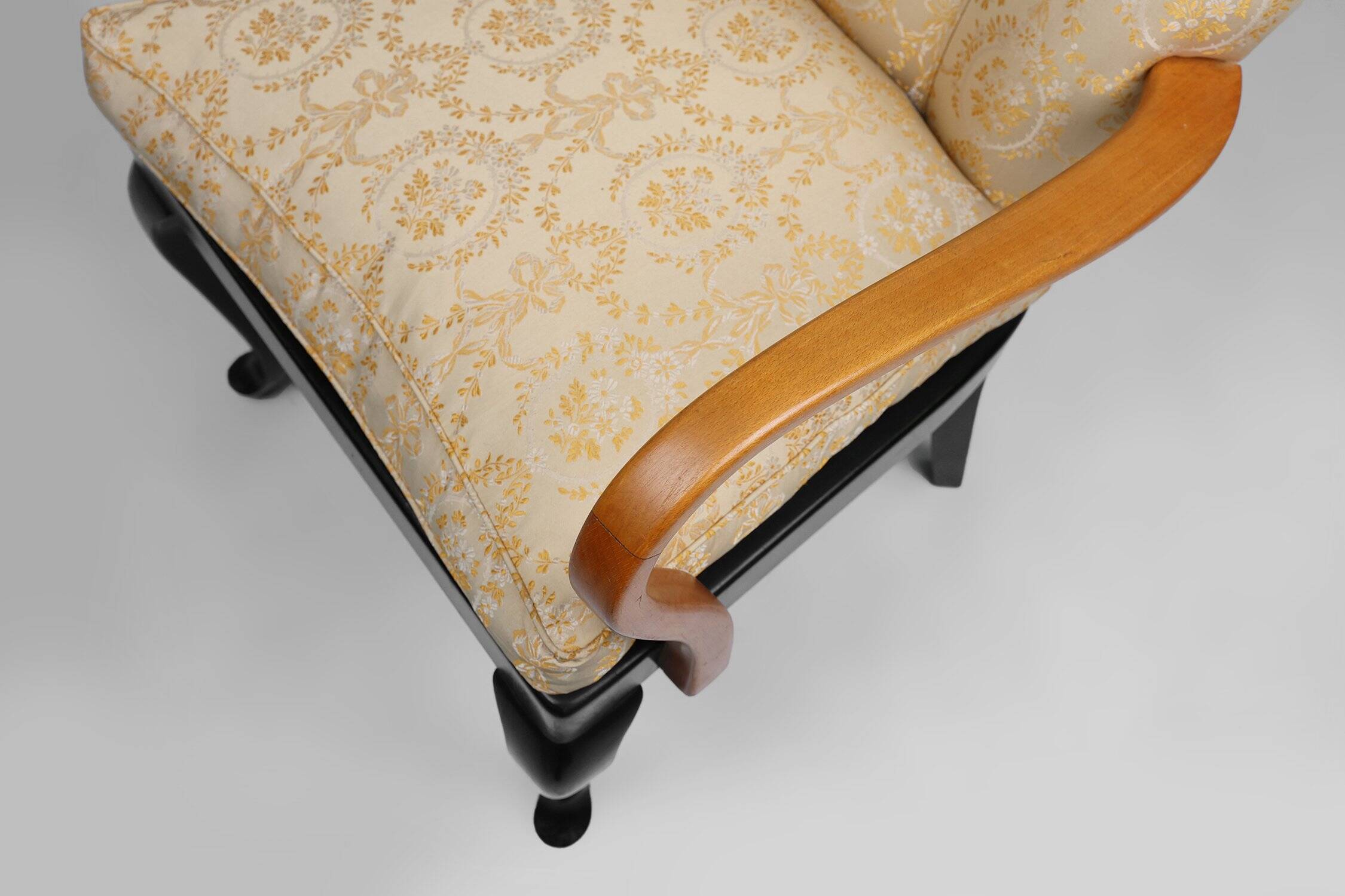 Art Deco Side Chair in Beech, France ca. 1940