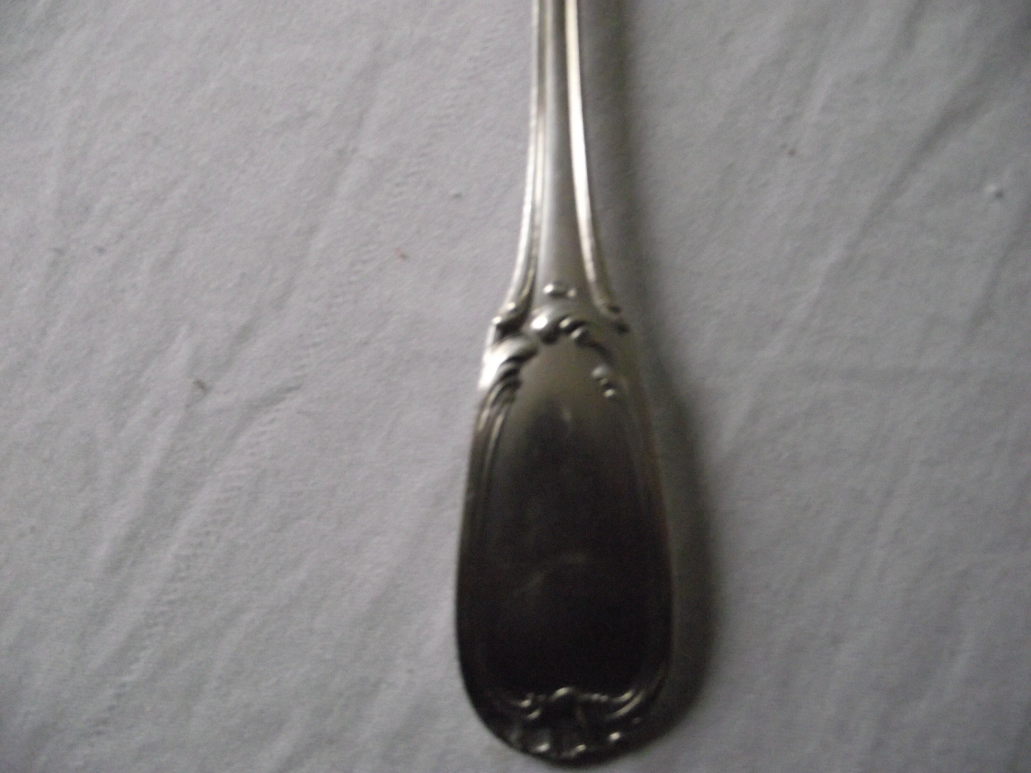 Menagère 24 pieces silver metal Louis XV style.
