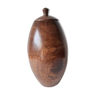 Teak vase