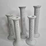 Set of 5 candlesticks design "Broste Copenhagen", made by hand.
