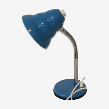 Lampe de bureau flexible bleue