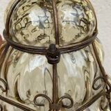 Murano Venetian type security pendant light.