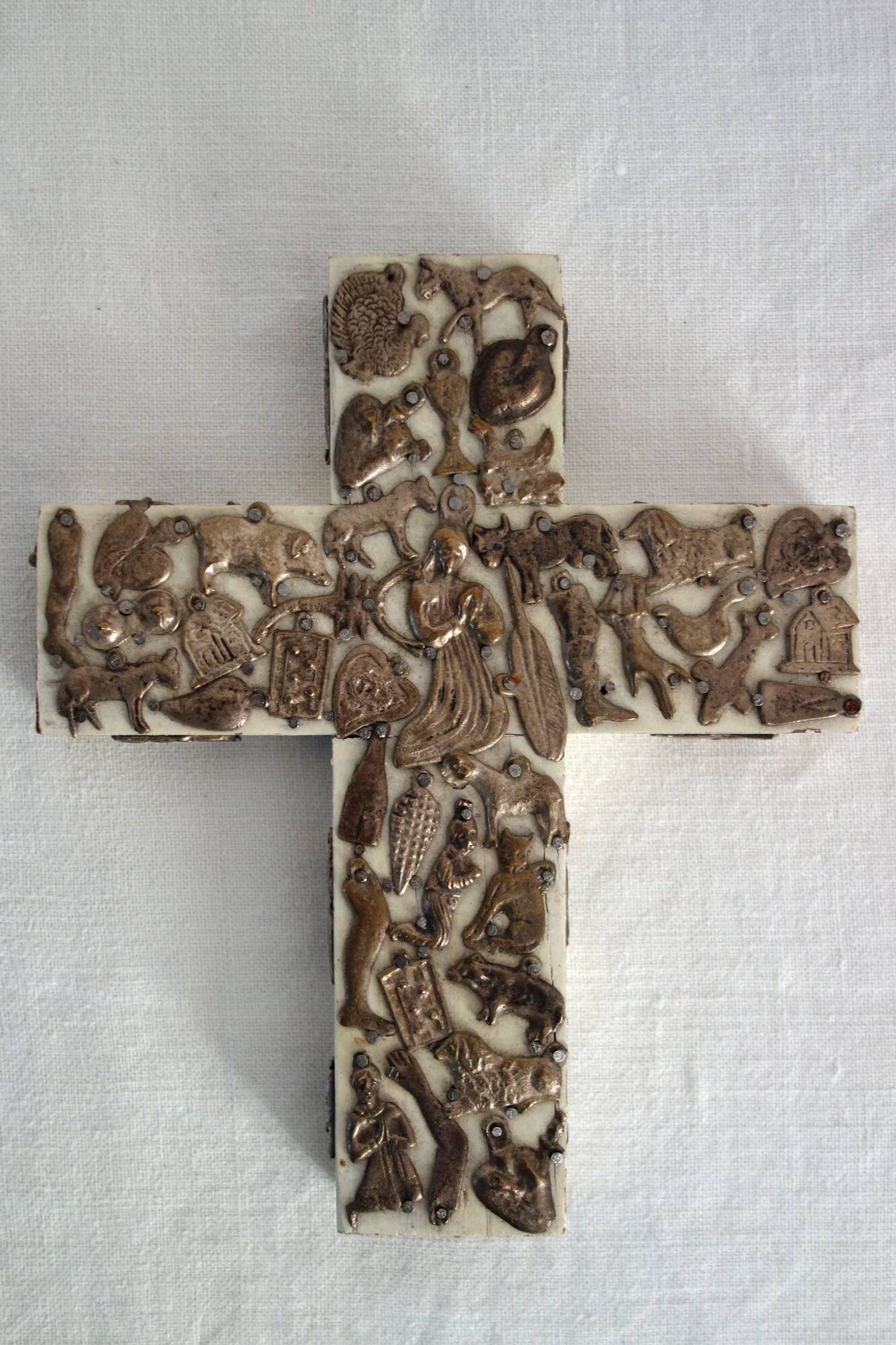 Milagro Cross by Estela Ogazon Religious Folk Art, Mexico