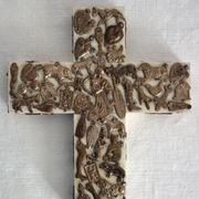 Milagro Cross by Estela Ogazon Religious Folk Art, Mexico