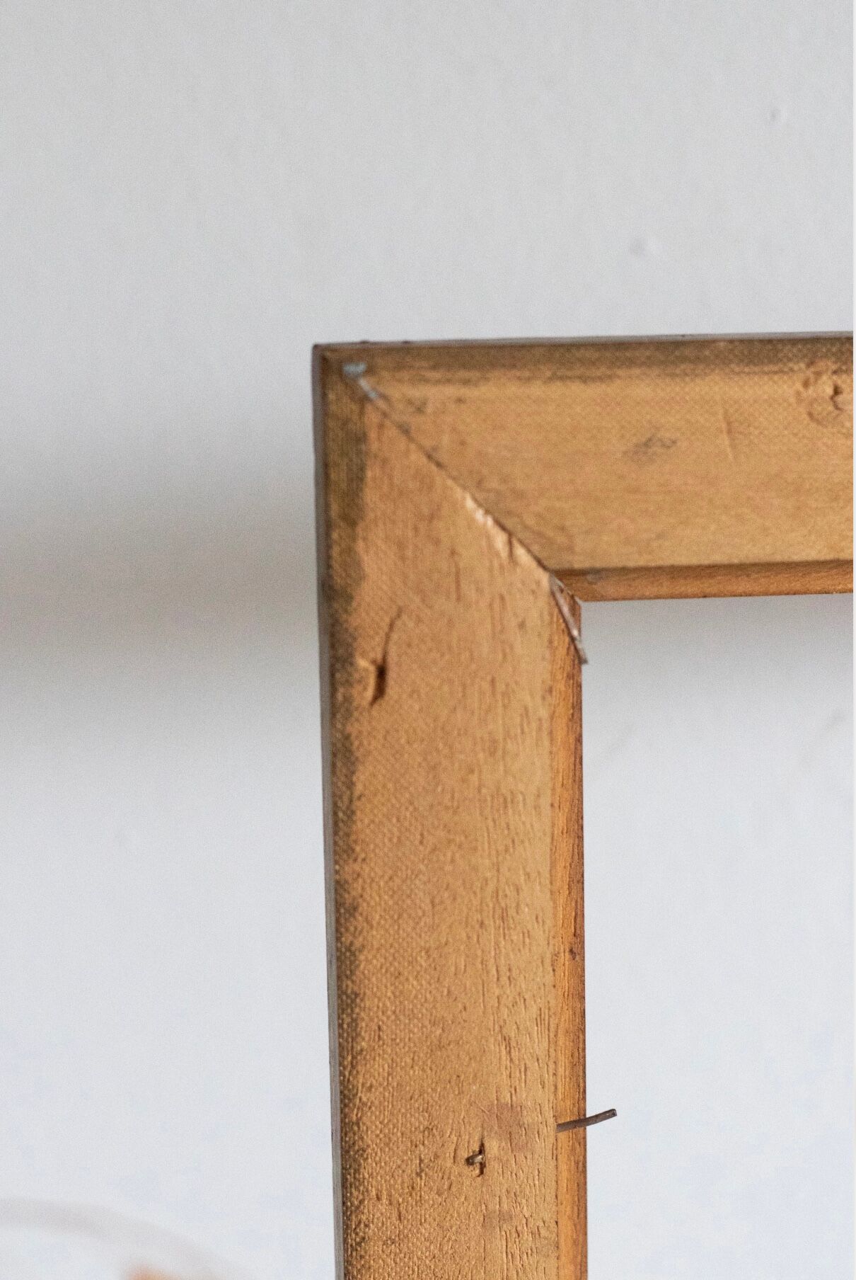 Old gilded wooden frame