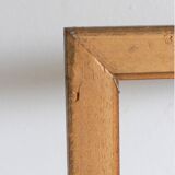 Old gilded wooden frame