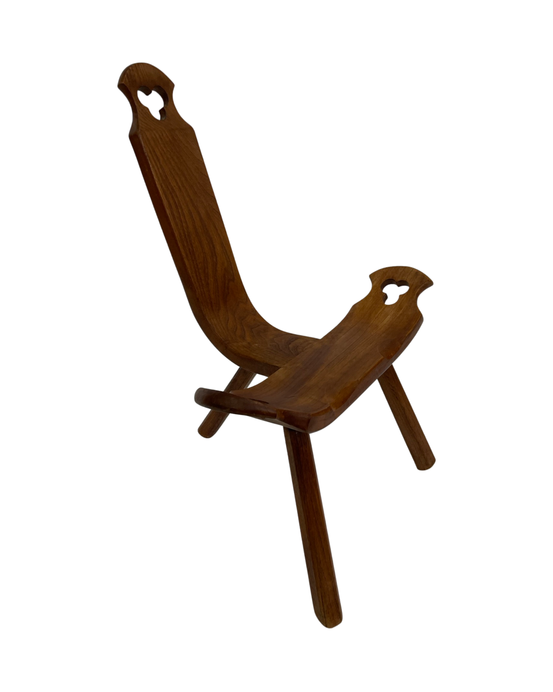 Chaise espagnole vintage brutalist design minimaliste