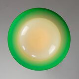 Italian Space Age Pendant in Brass and Acrylic Glass, 1970s