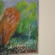 Huile sur toile suédoise "Arbres" par Hernek