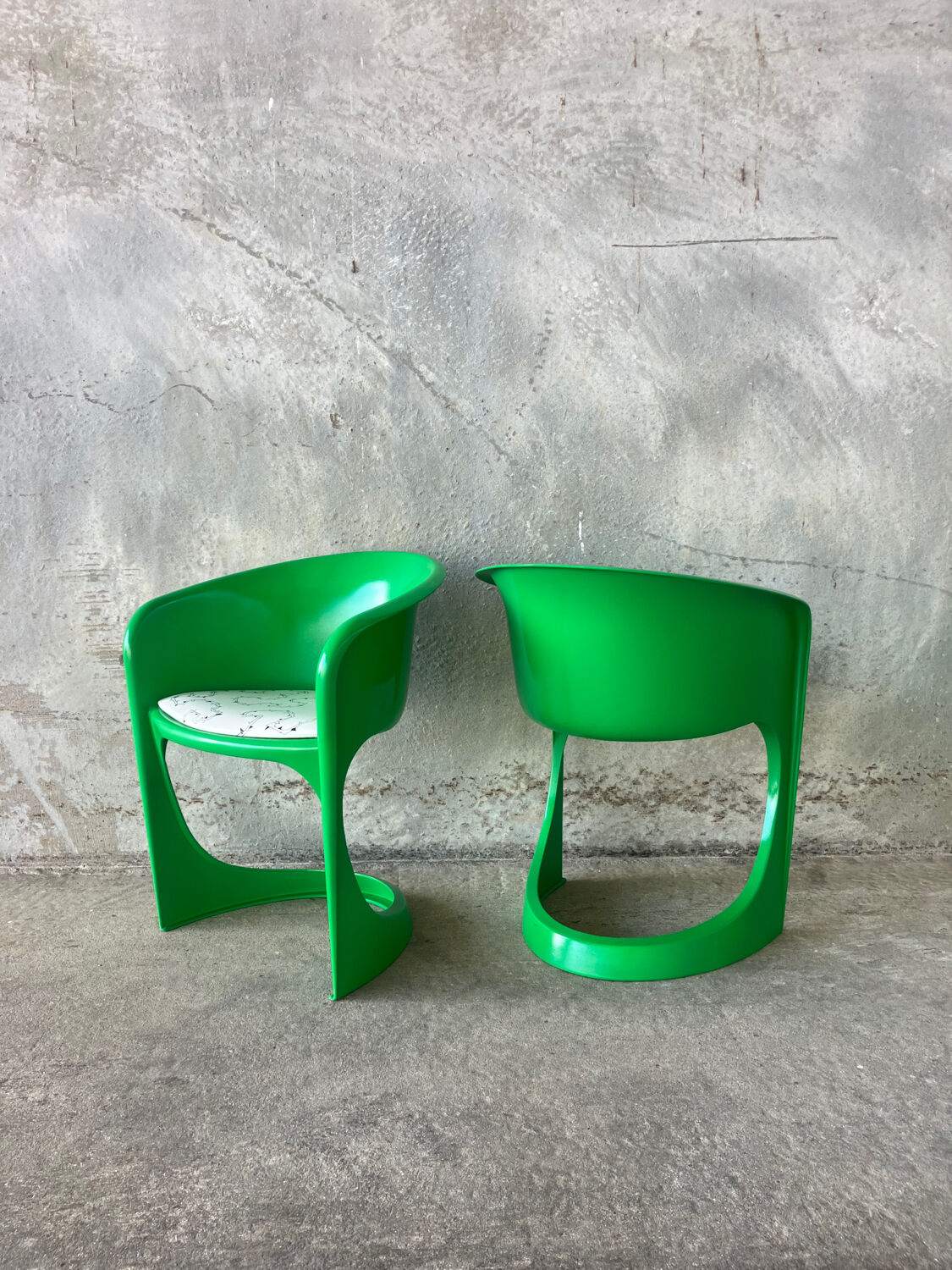 Set of four Steen Ostergaard chairs for Cado, Denmark, 1974.