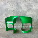 Set of four Steen Ostergaard chairs for Cado, Denmark, 1974.