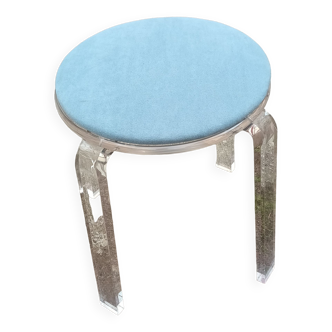 Tabouret en plexiglas des années 80