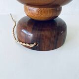 Lampe organique en palissandre